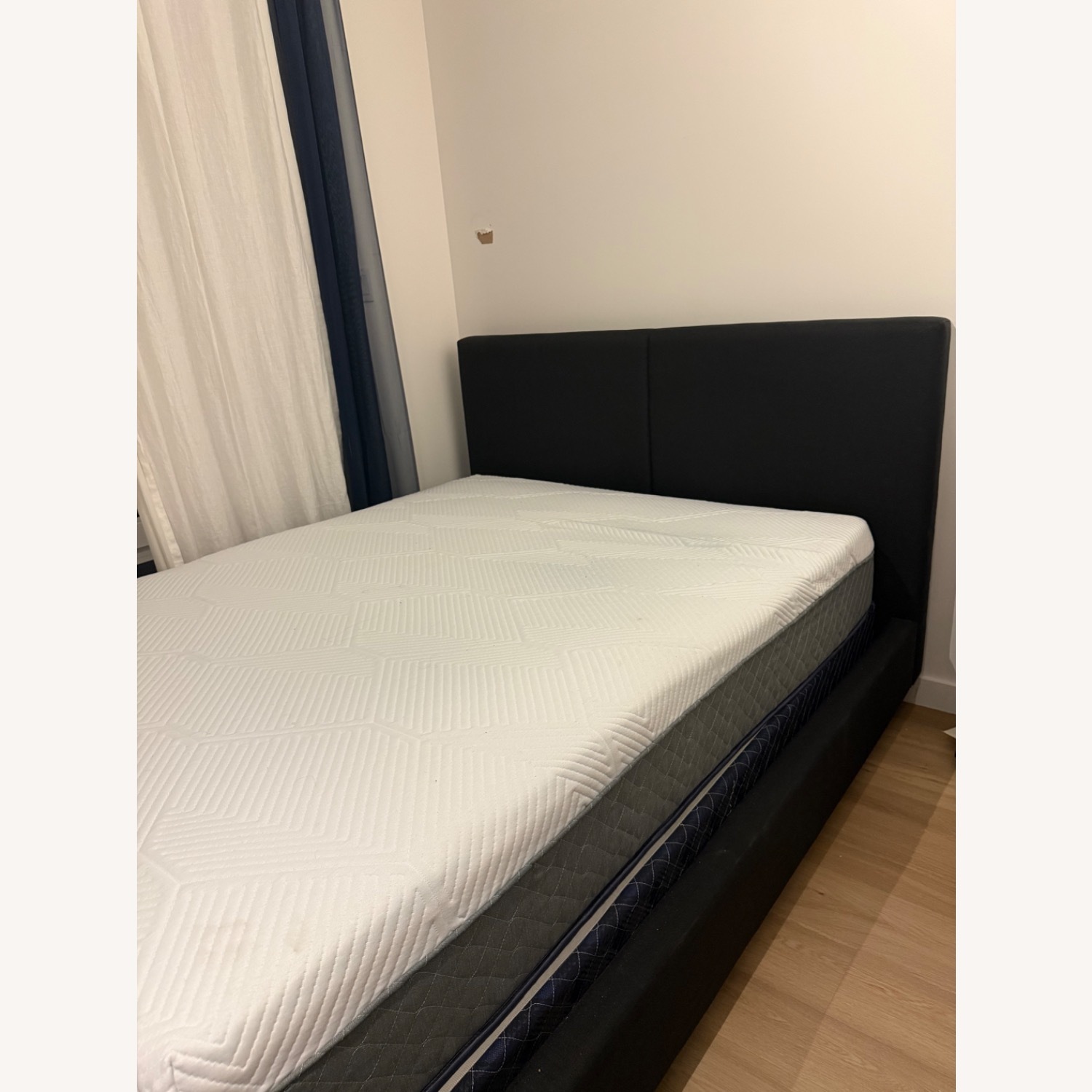 Living Spaces Bed + Boxspring - image-1