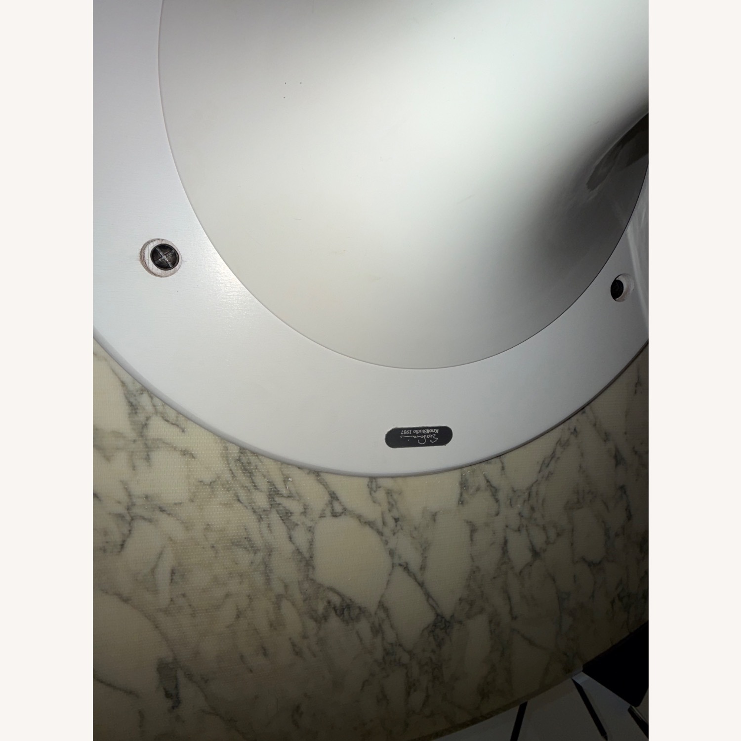 Knoll Saarinen White Marble Dining Table - image-6