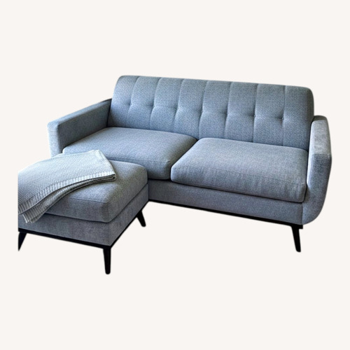 Used Light Gray Fabric 2 Seater Sofa for sale on AptDeco