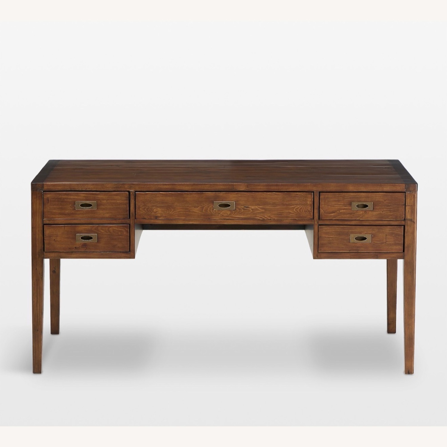 Crate & Barrel Morris Dark Brown Desk - image-1