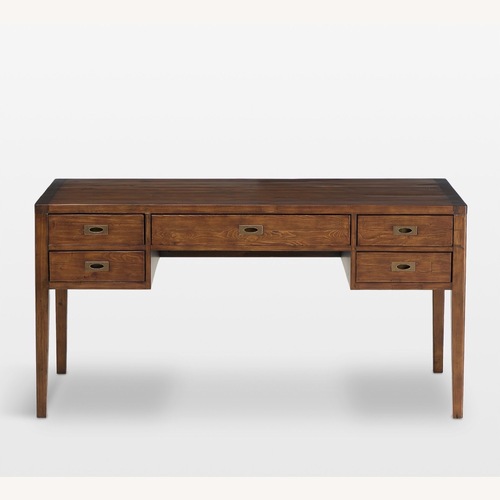 Used Crate & Barrel Morris Dark Brown Desk for sale on AptDeco