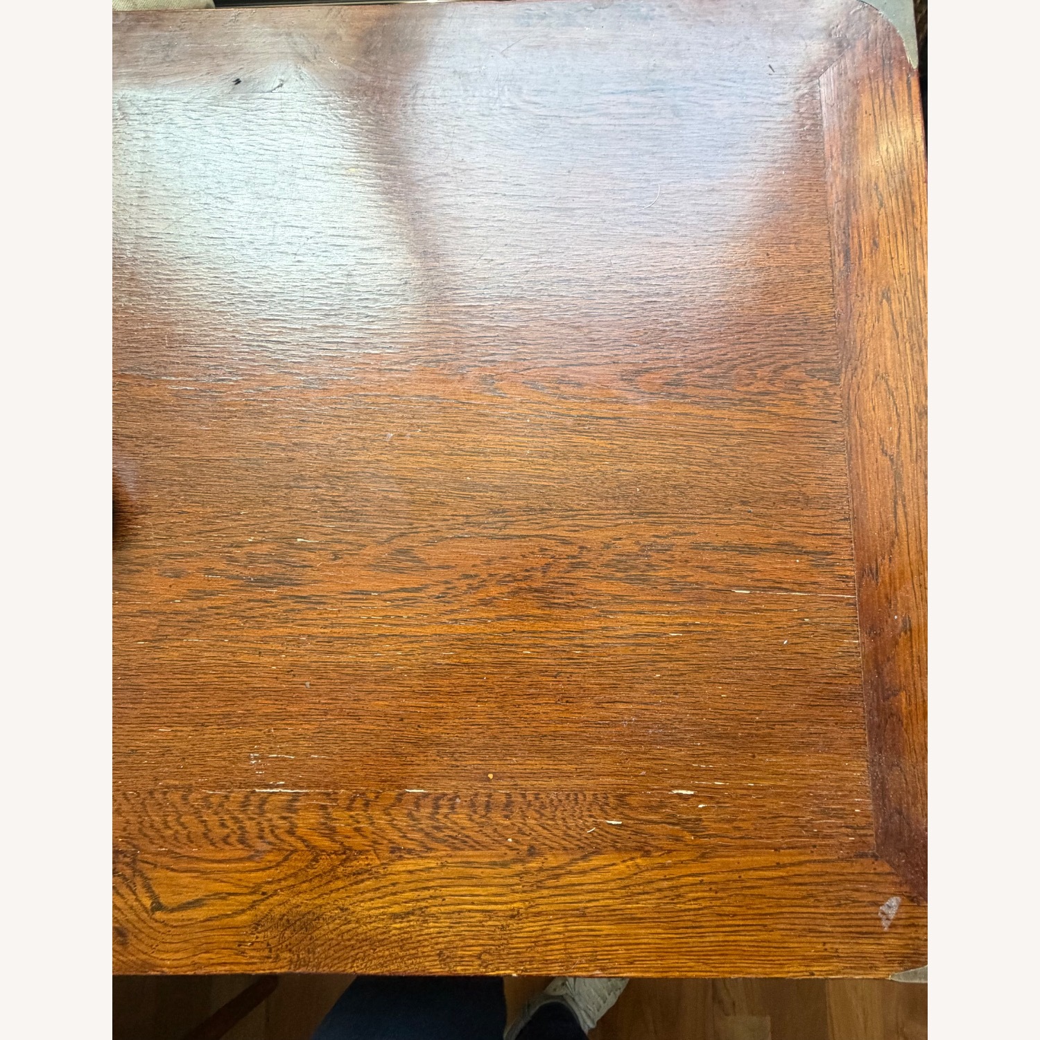 Crate & Barrel Morris Dark Brown Desk - image-3