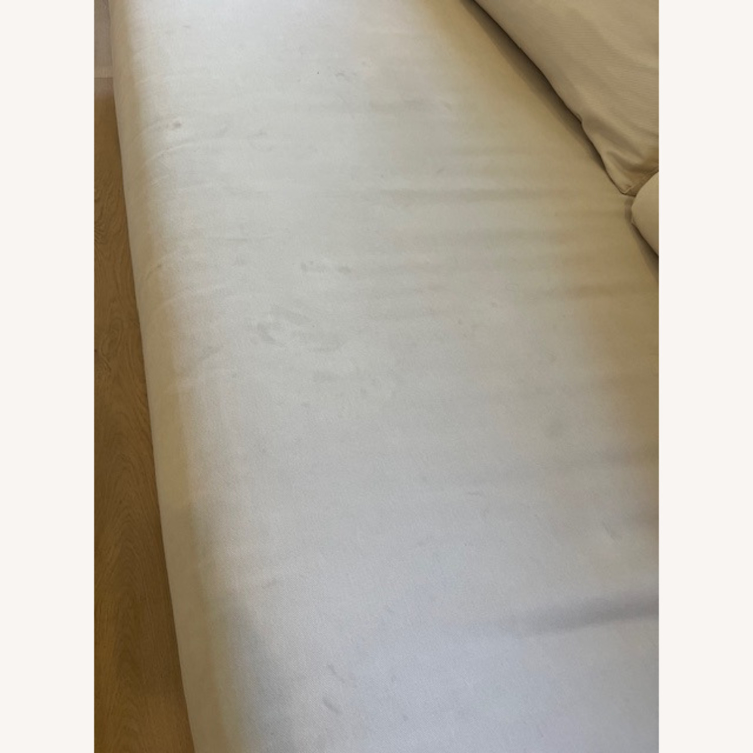 Pottery Barn Jake Seadrift Warm White Performance Fabric Sofa - image-4