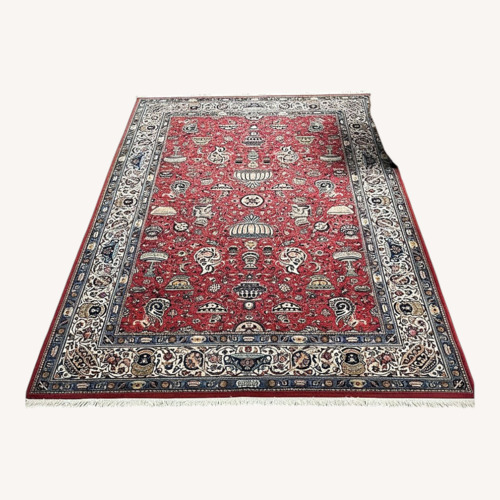 Used Red and Blue Persian Rug (7x10) for sale on AptDeco