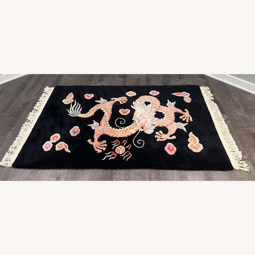 Used Handmade, Hand- knotted Vintage Rug for sale on AptDeco