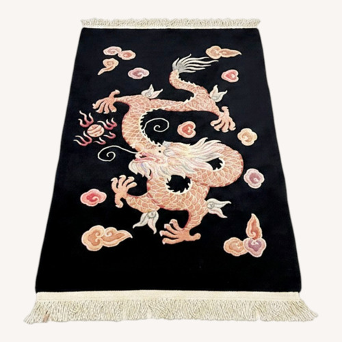 Used Handmade, Hand- knotted Vintage Rug for sale on AptDeco