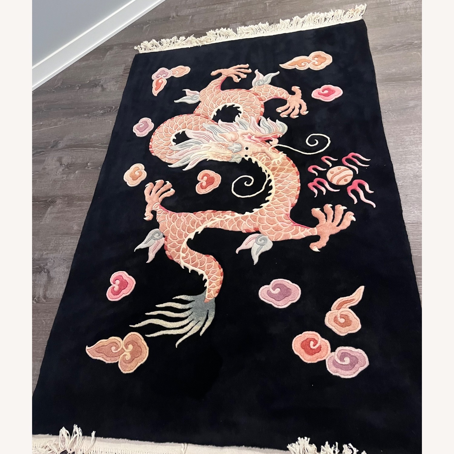 Handmade, Hand- knotted Vintage Rug - image-2