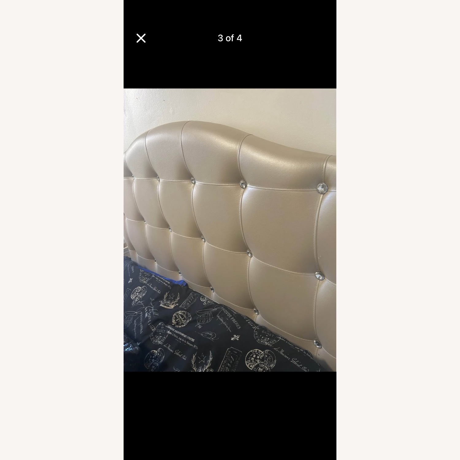 Gold Studded Bed  - image-5