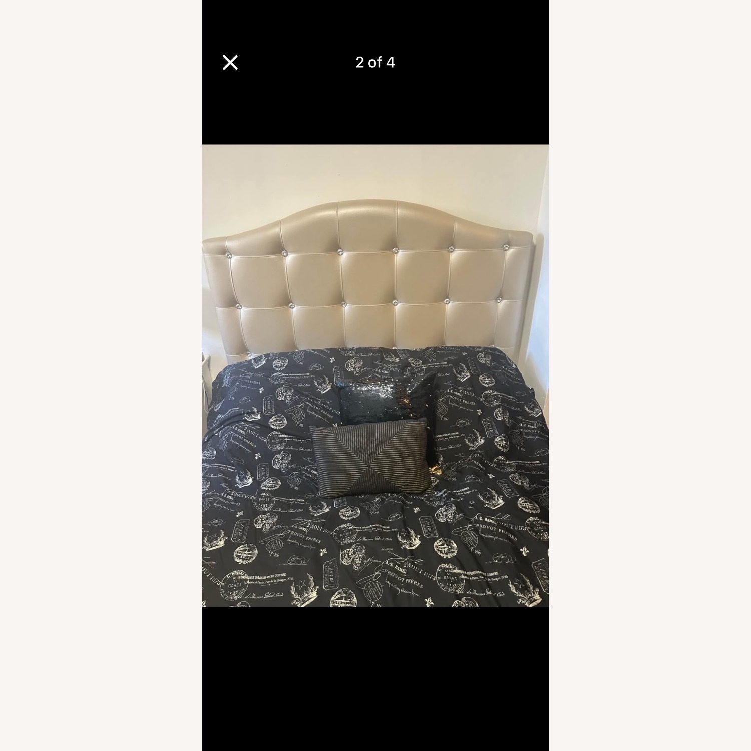 Gold Studded Bed  - image-4