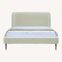 Overstock Natural Fabric Queen Bed