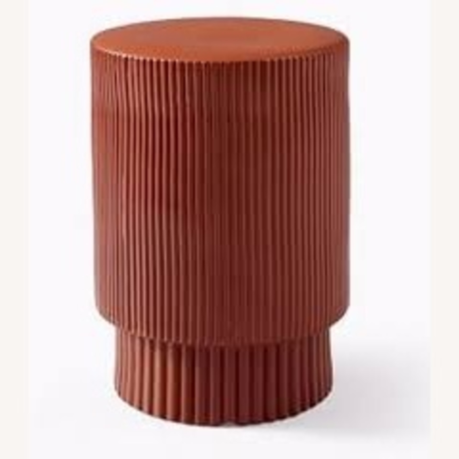 West Elm Ceramic Fluted Side Table - image-4