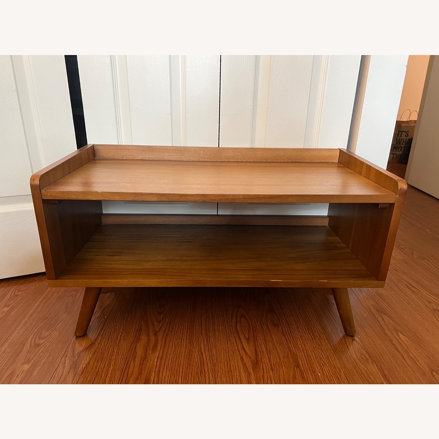 West Elm Mid-Century Shoe Rack - Acorn - image-1