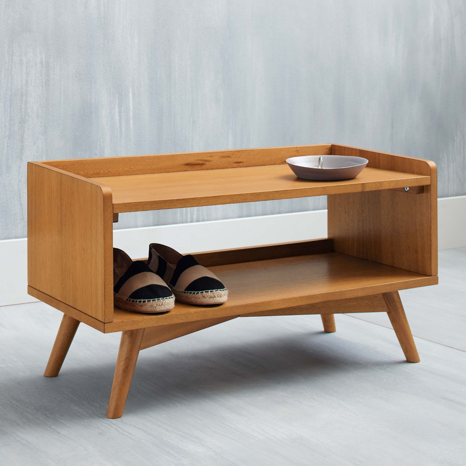 West Elm Mid-Century Shoe Rack - Acorn - image-11