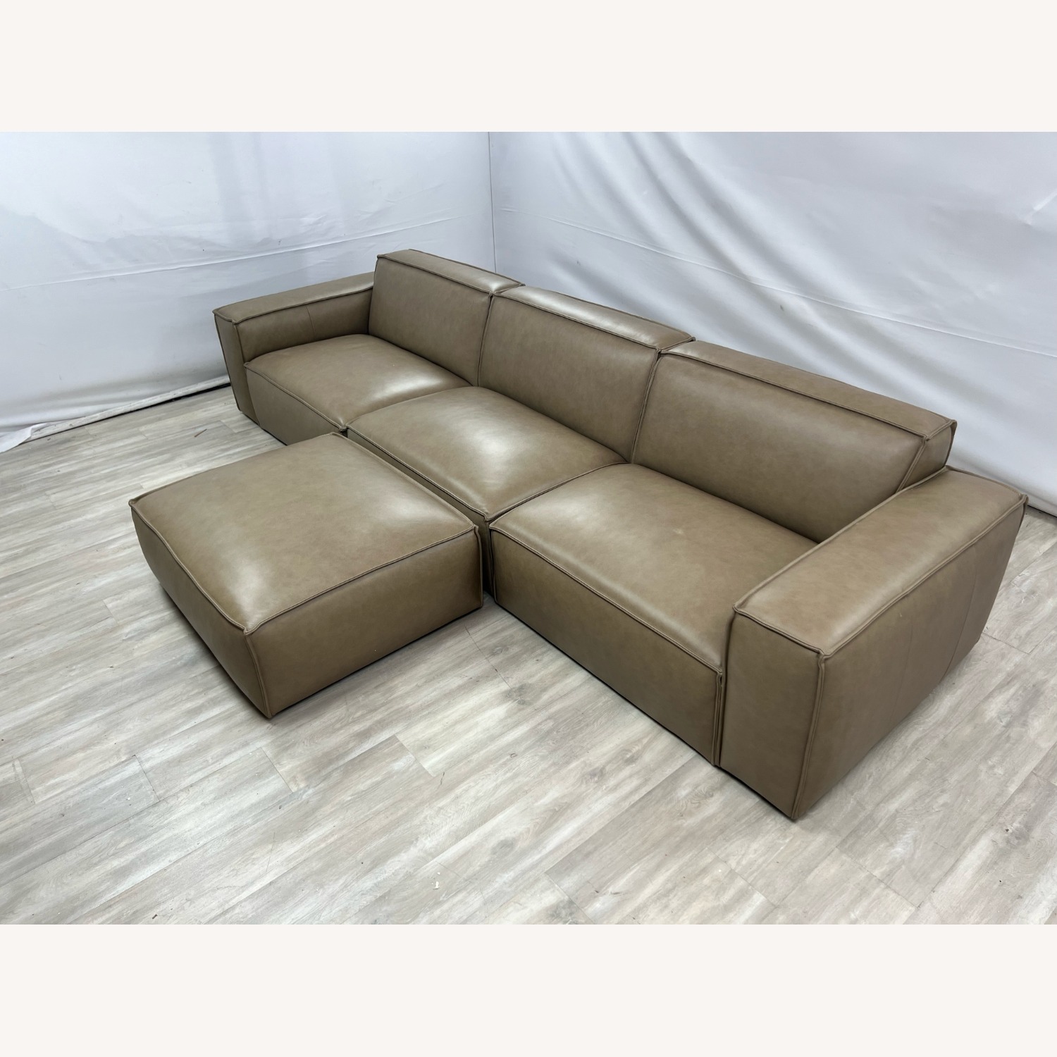 Castlery Jonathan Sofa with Ottoman - Warm Taupe - image-2