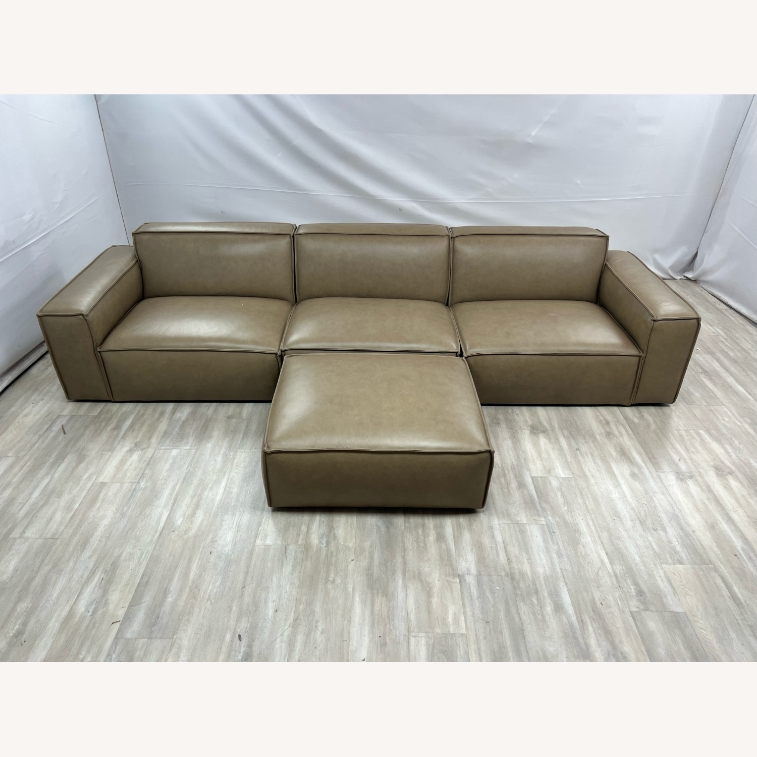 Castlery Jonathan Sofa with Ottoman - Warm Taupe - image-1