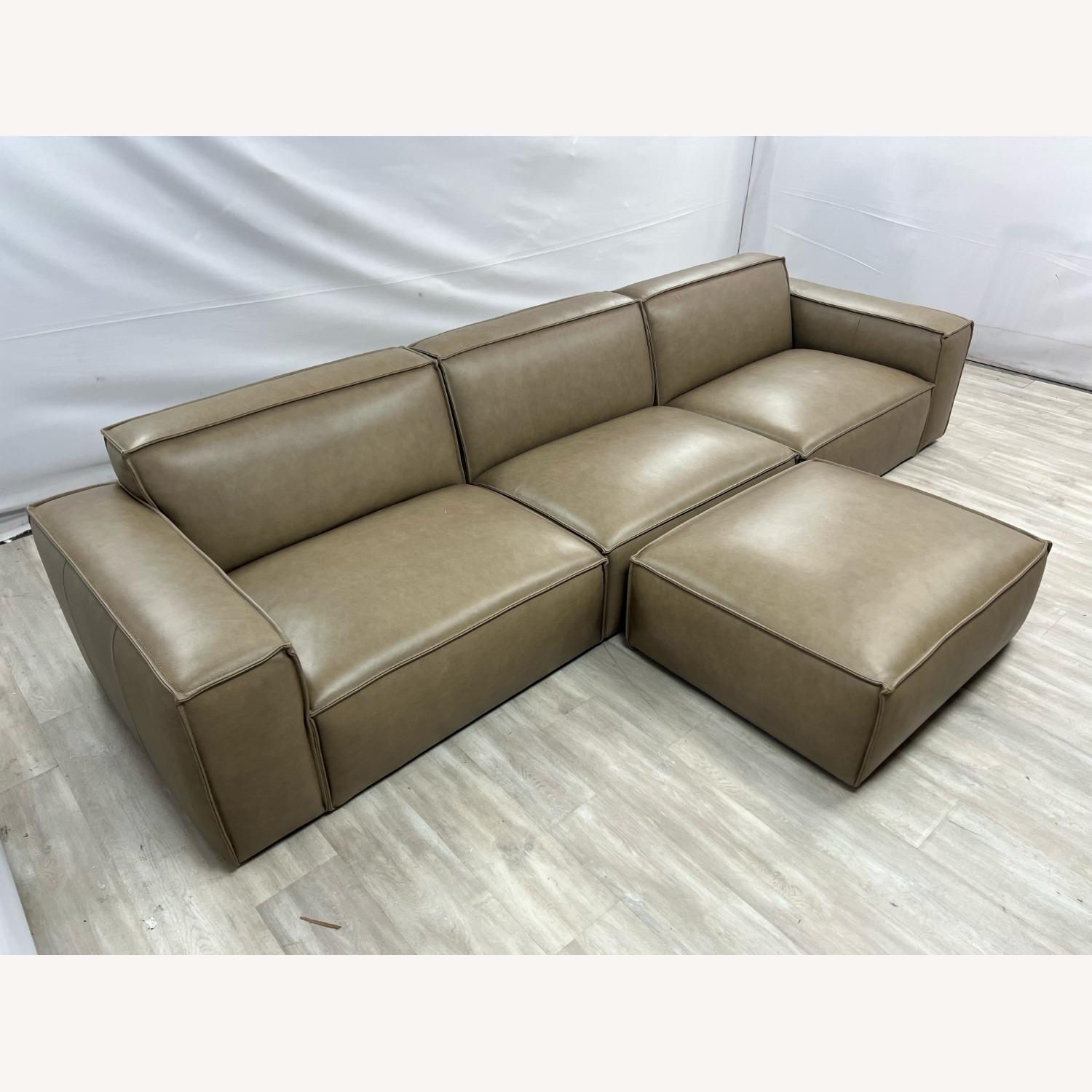 Castlery Jonathan Sofa with Ottoman - Warm Taupe - image-3
