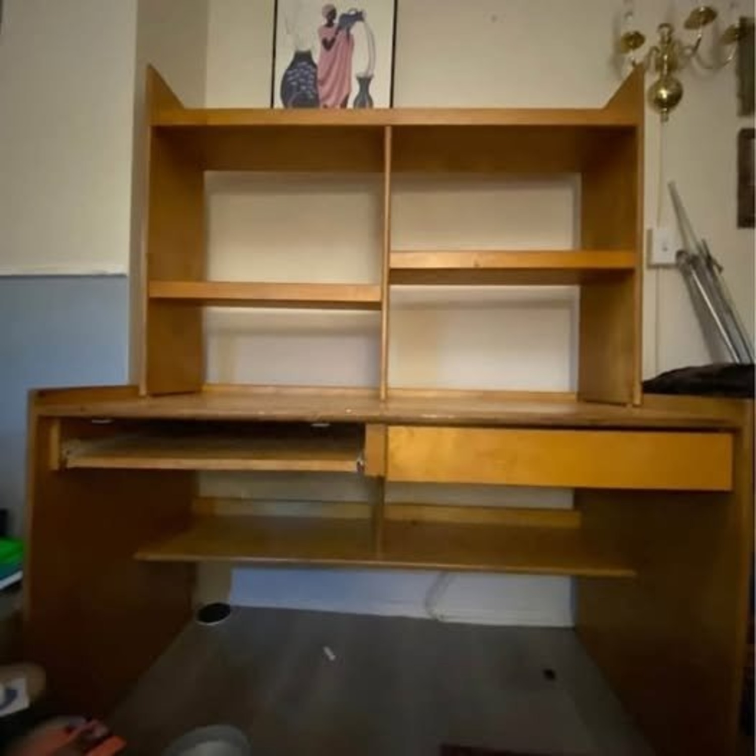 Vintage/Antique Wood Media Storage - image-2