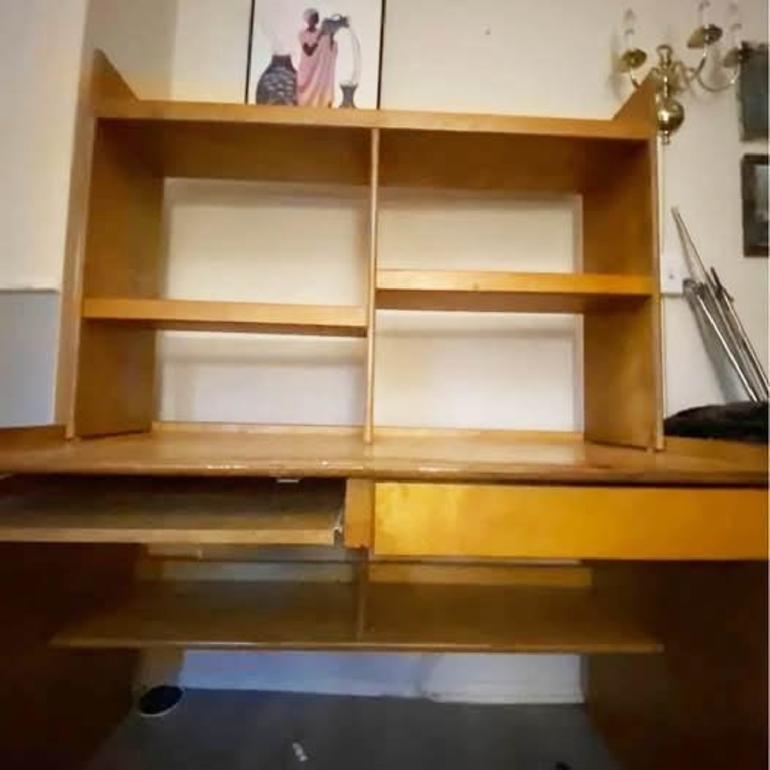 Vintage/Antique Wood Media Storage - image-3