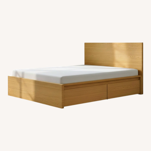 Used IKEA Malm Queen Bed with Slats and  2 Drawers for sale on AptDeco