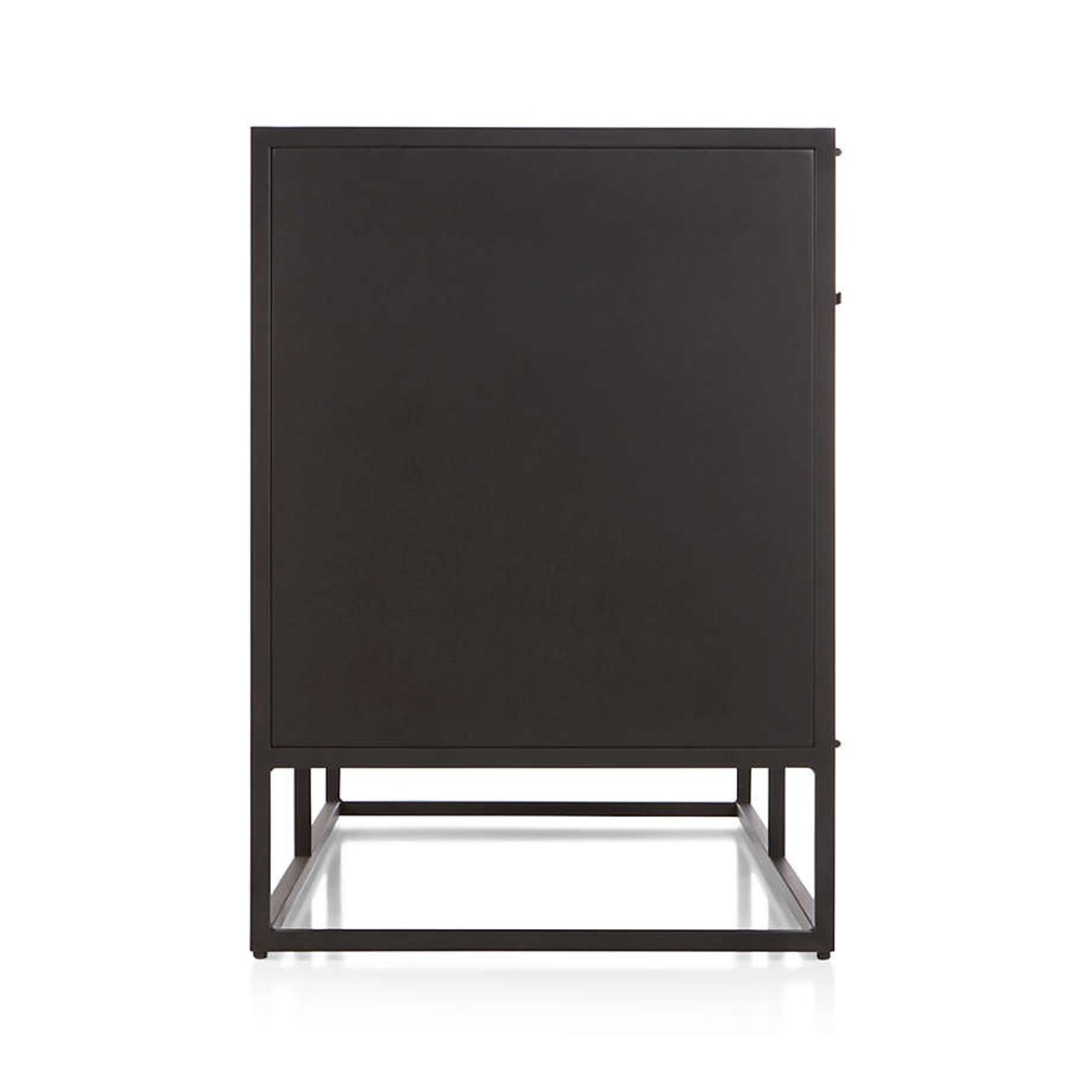 Crate & Barrel Black Stainless Steel Sideboard - image-3