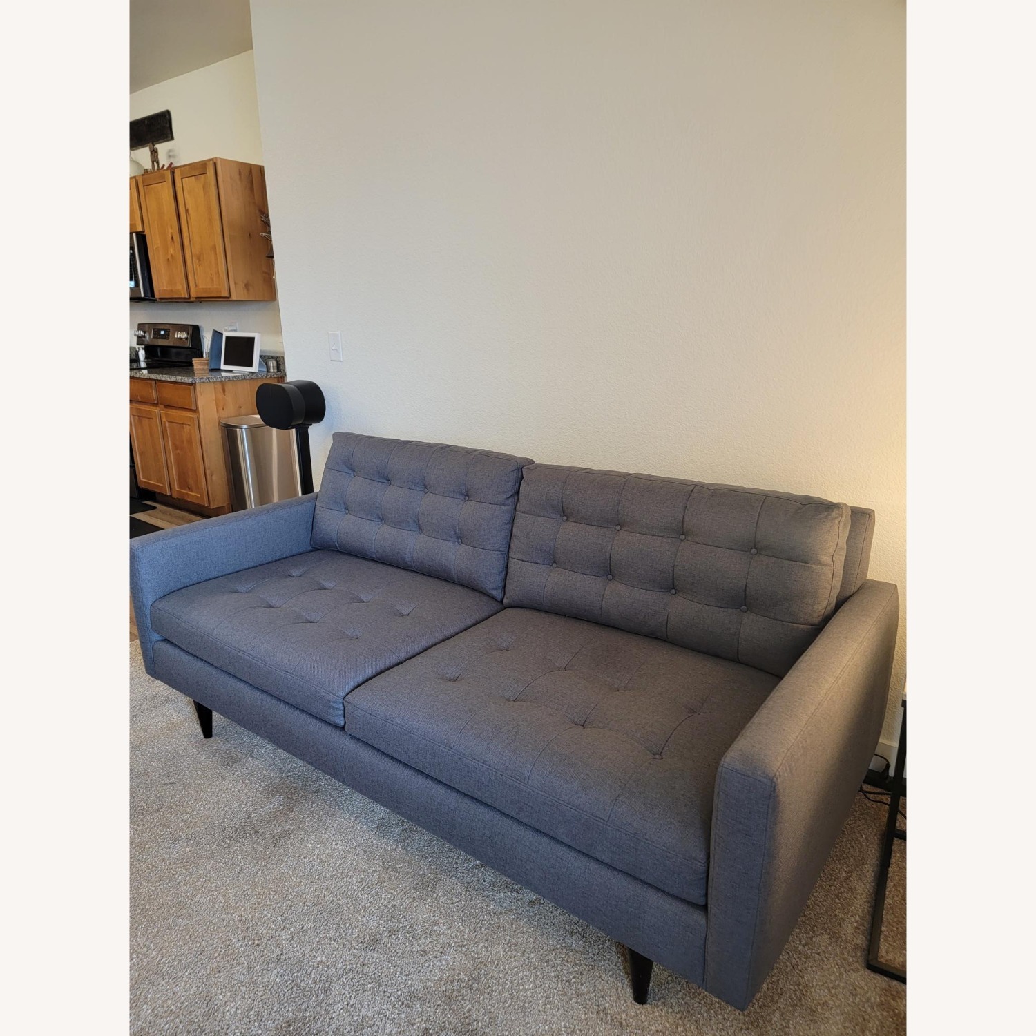Crate & Barrel Petrie Mid Century Sofa - image-2