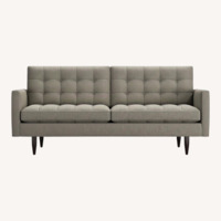 Crate & Barrel Petrie Mid Century Sofa