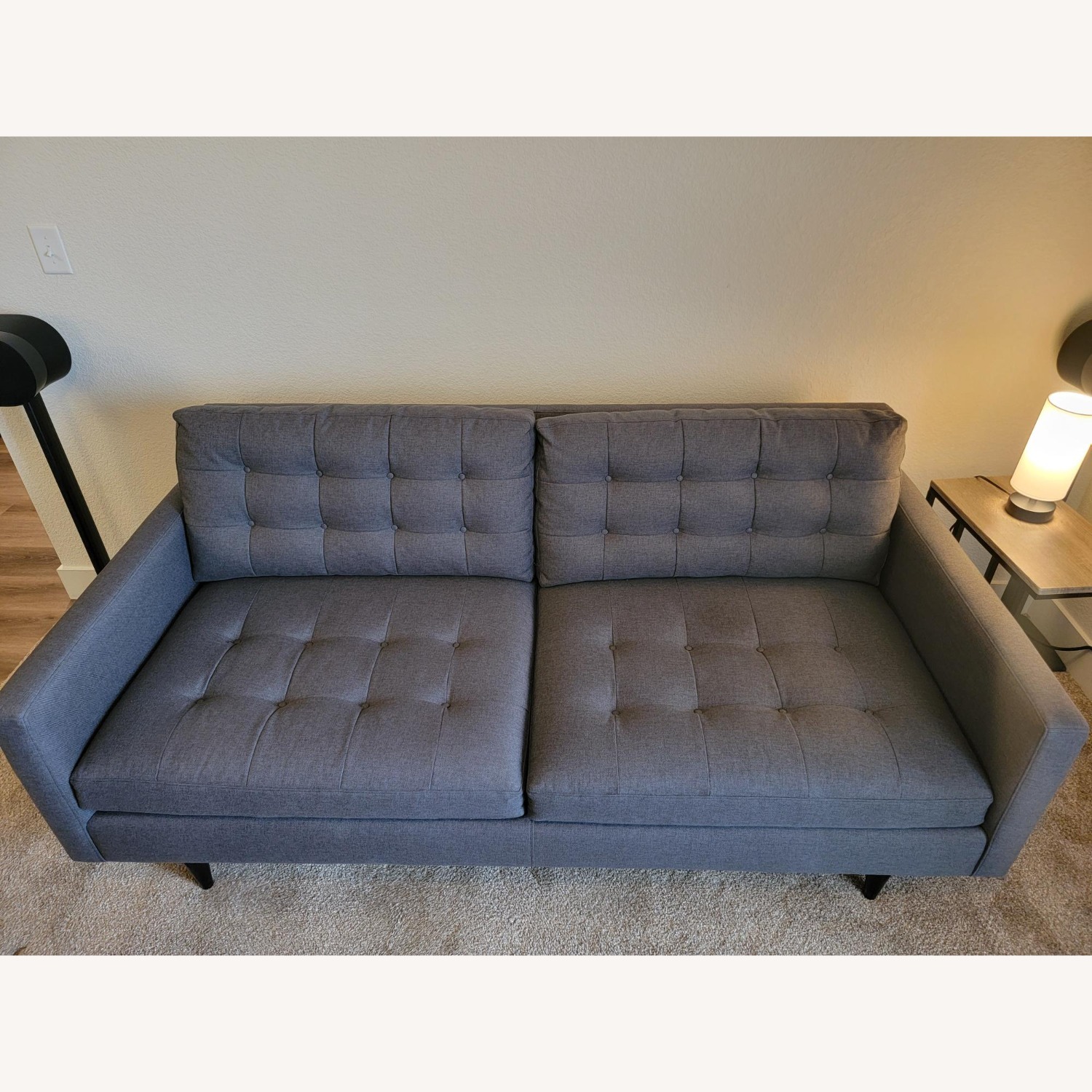 Crate & Barrel Petrie Mid Century Sofa - image-1