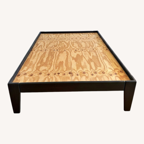 Used Dark Brown Wood Full Bed for sale on AptDeco