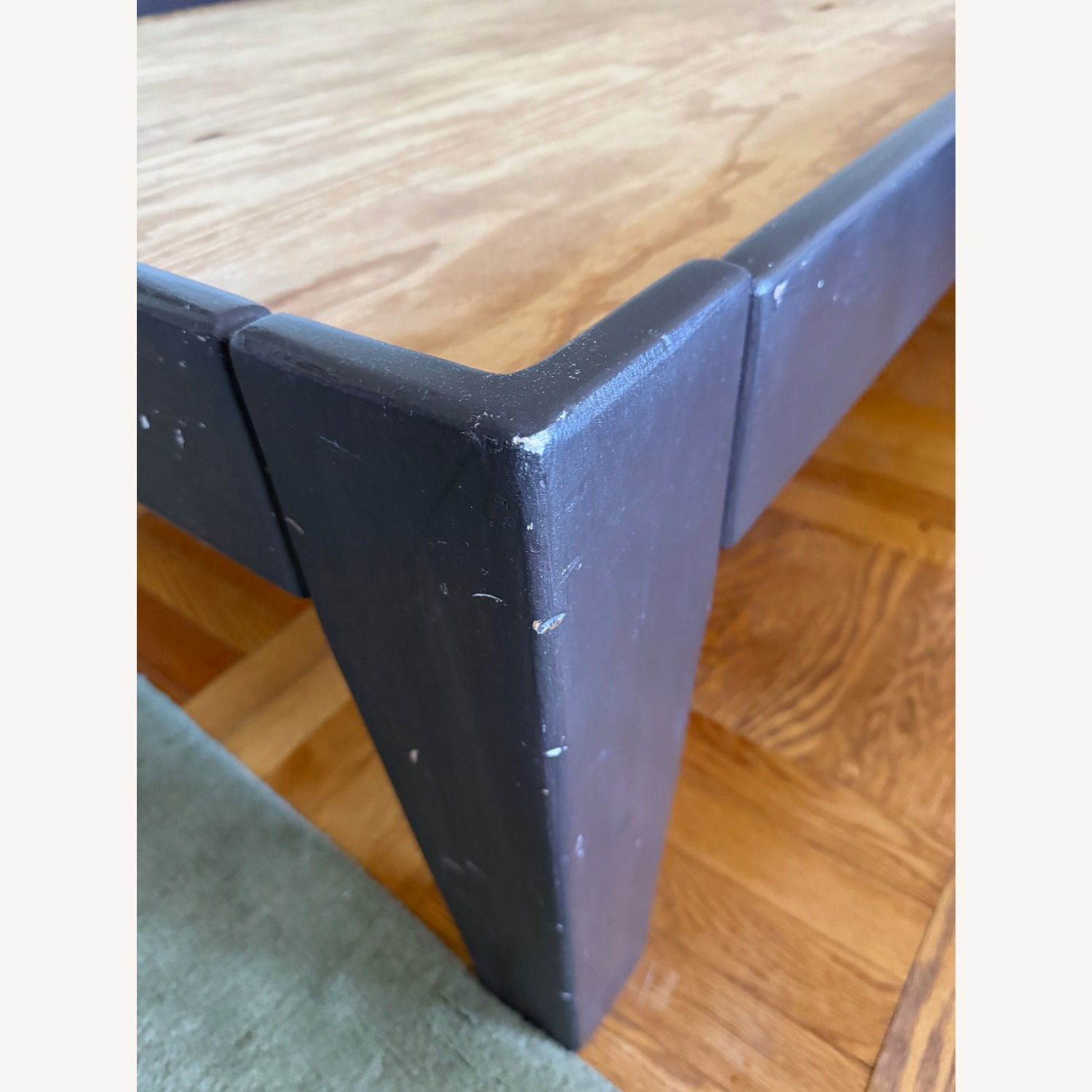 Dark Brown Wood Full Bed - image-4