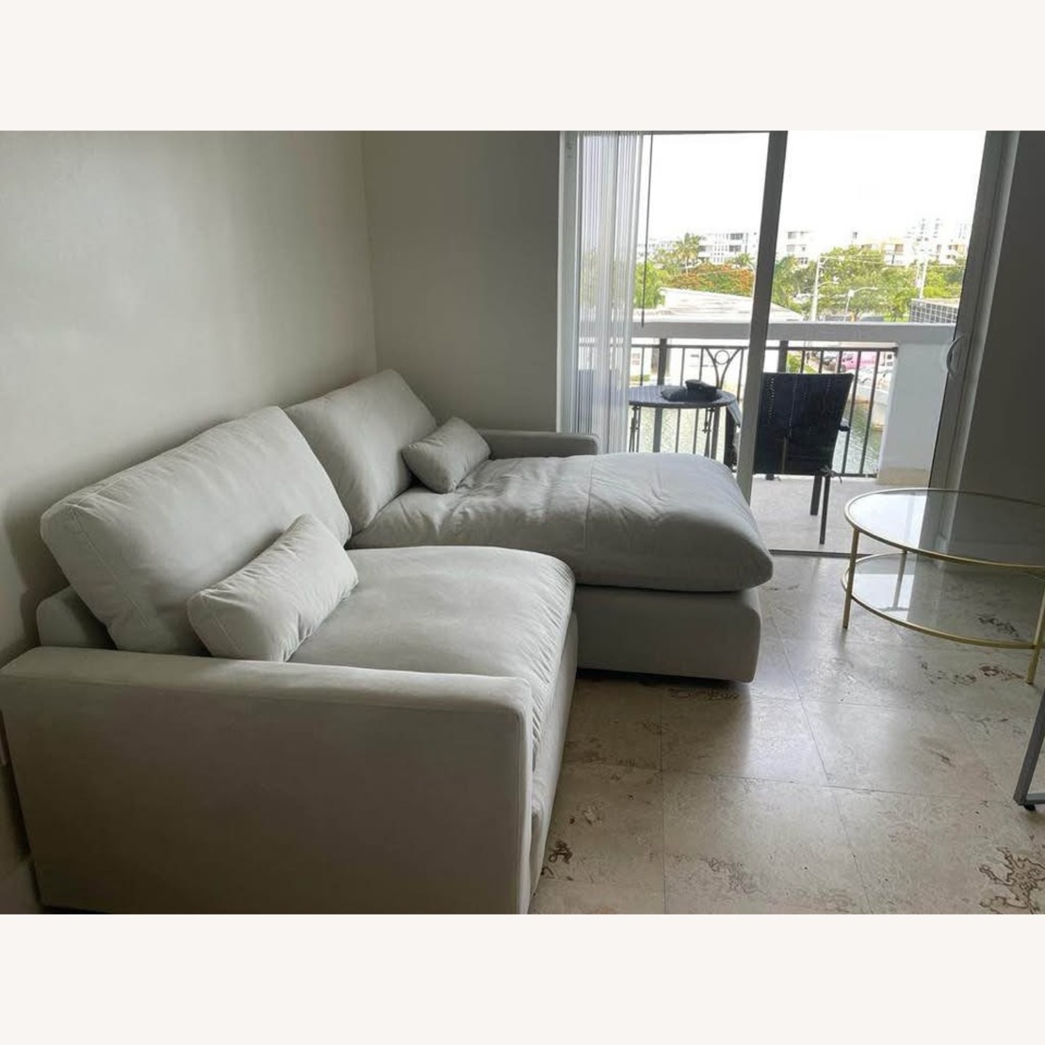 Ashley Furniture Light Gray 2 Piece Sectional - image-2