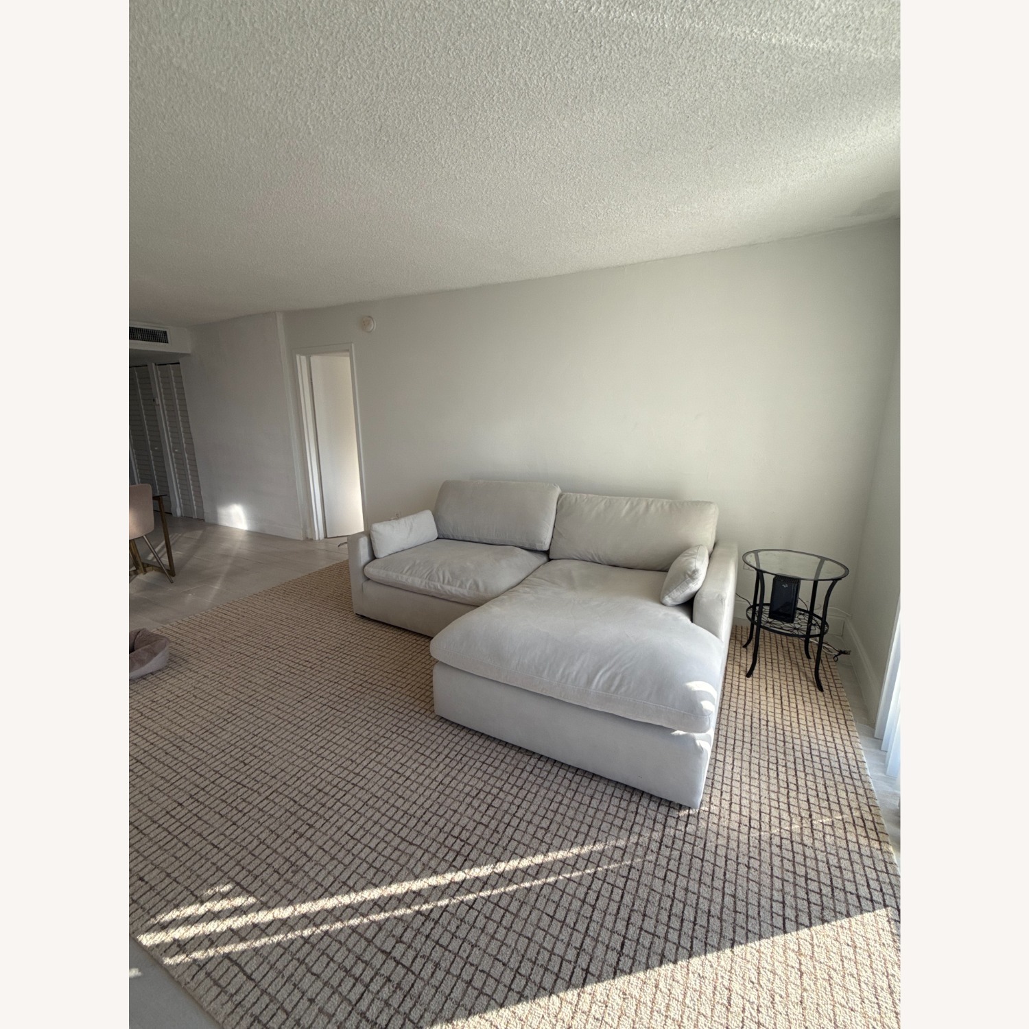 Ashley Furniture Light Gray 2 Piece Sectional - image-3