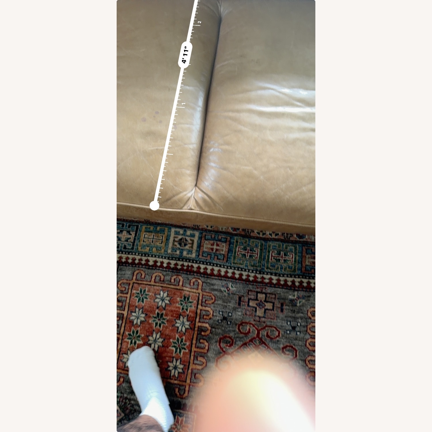 CB2 Dark Brown Leather Loveseat - image-4