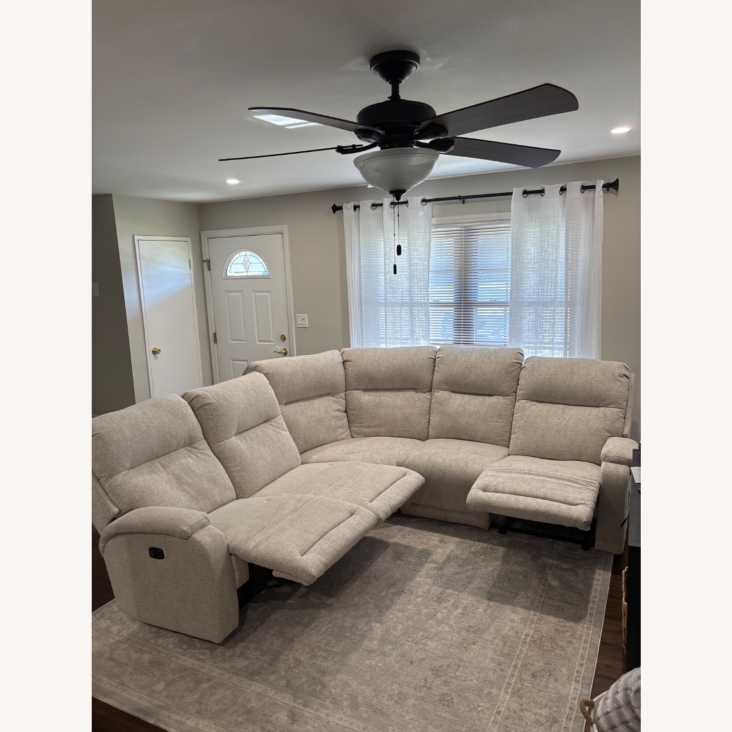 White Maverly Reclining Sectional  - image-2