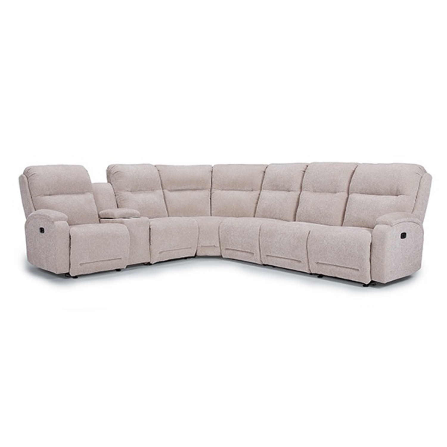 White Maverly Reclining Sectional  - image-7
