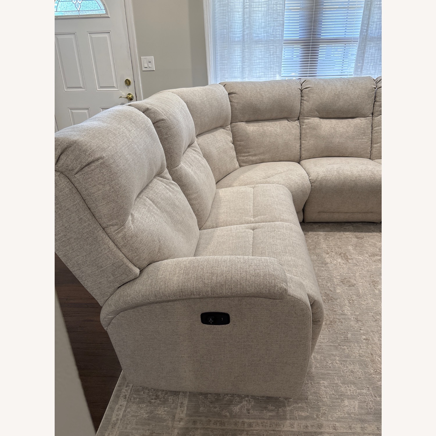 White Maverly Reclining Sectional  - image-3