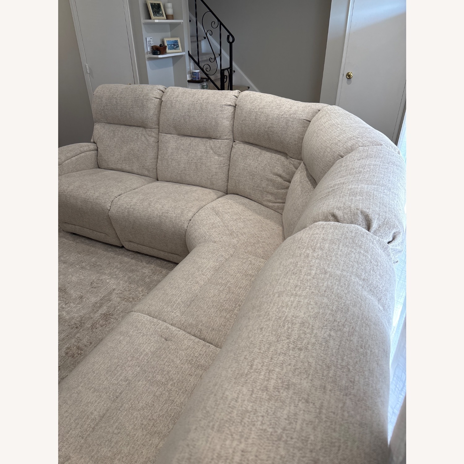 White Maverly Reclining Sectional  - image-6