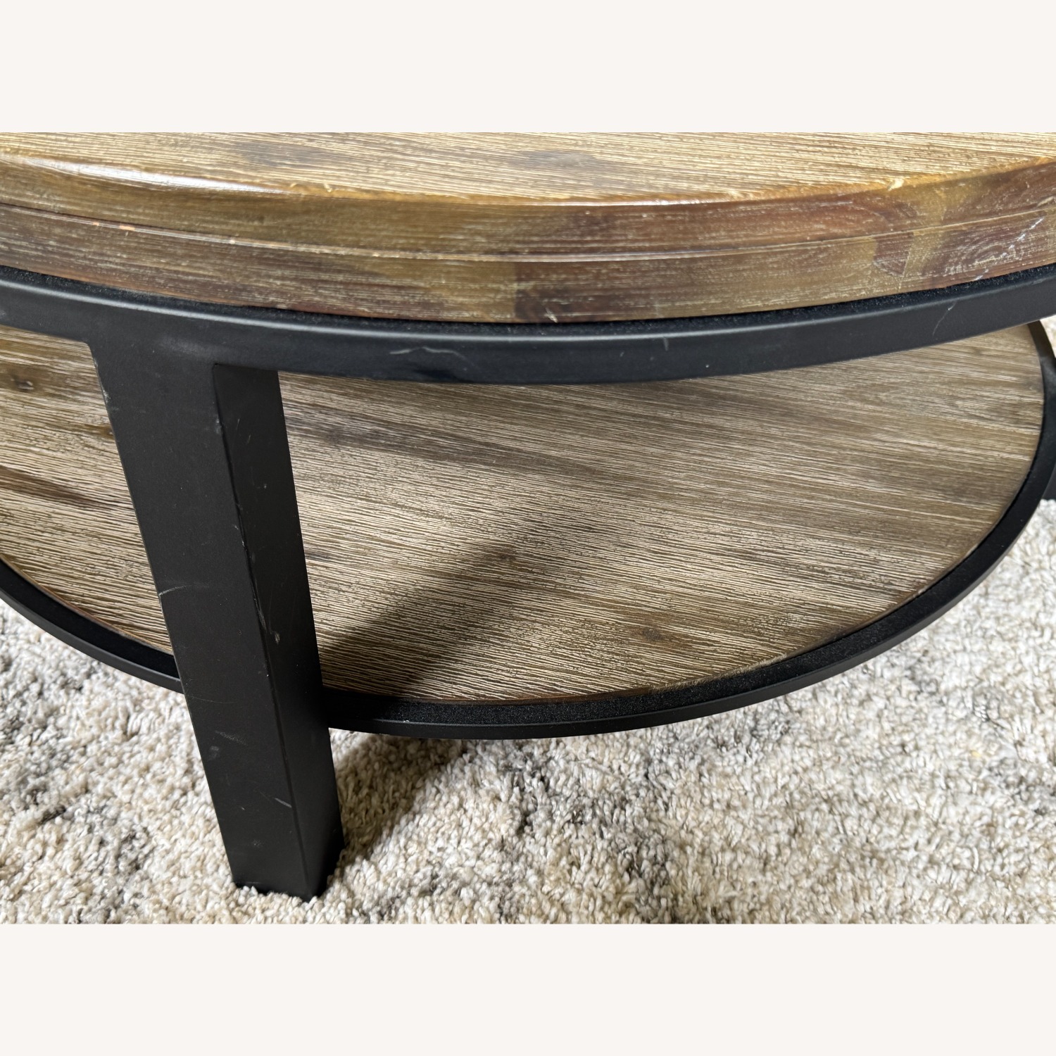 Macy's Dark Brown Wood Coffee Table - image-4