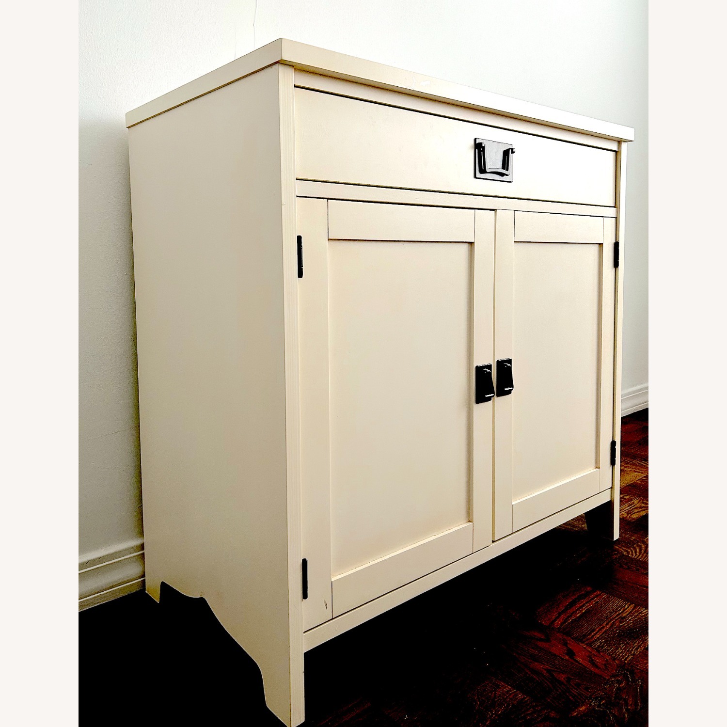 Pottery Barn Wade White Wood Sideboard - image-1