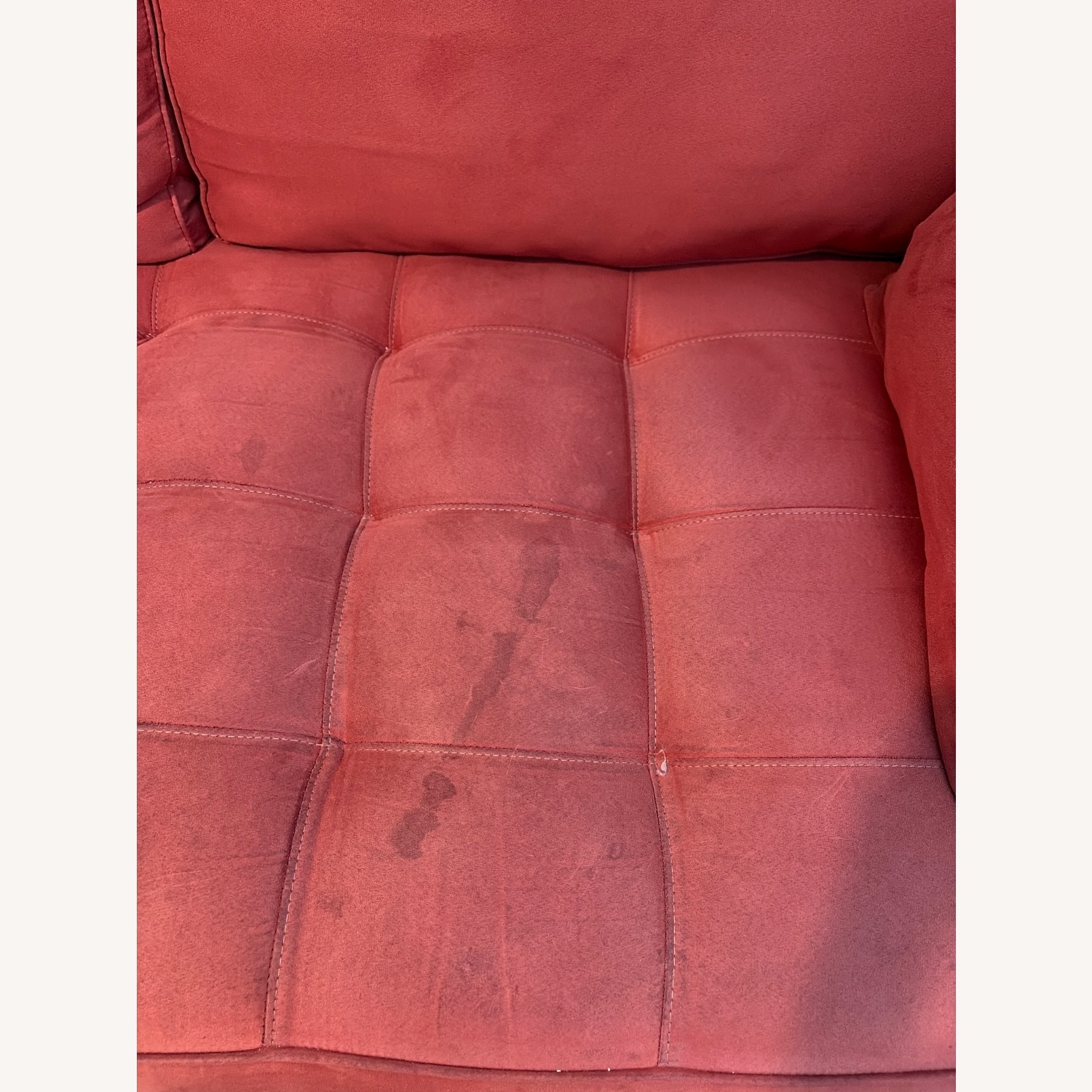 Rooms To Go  Red 2 Piece Sectional - image-5