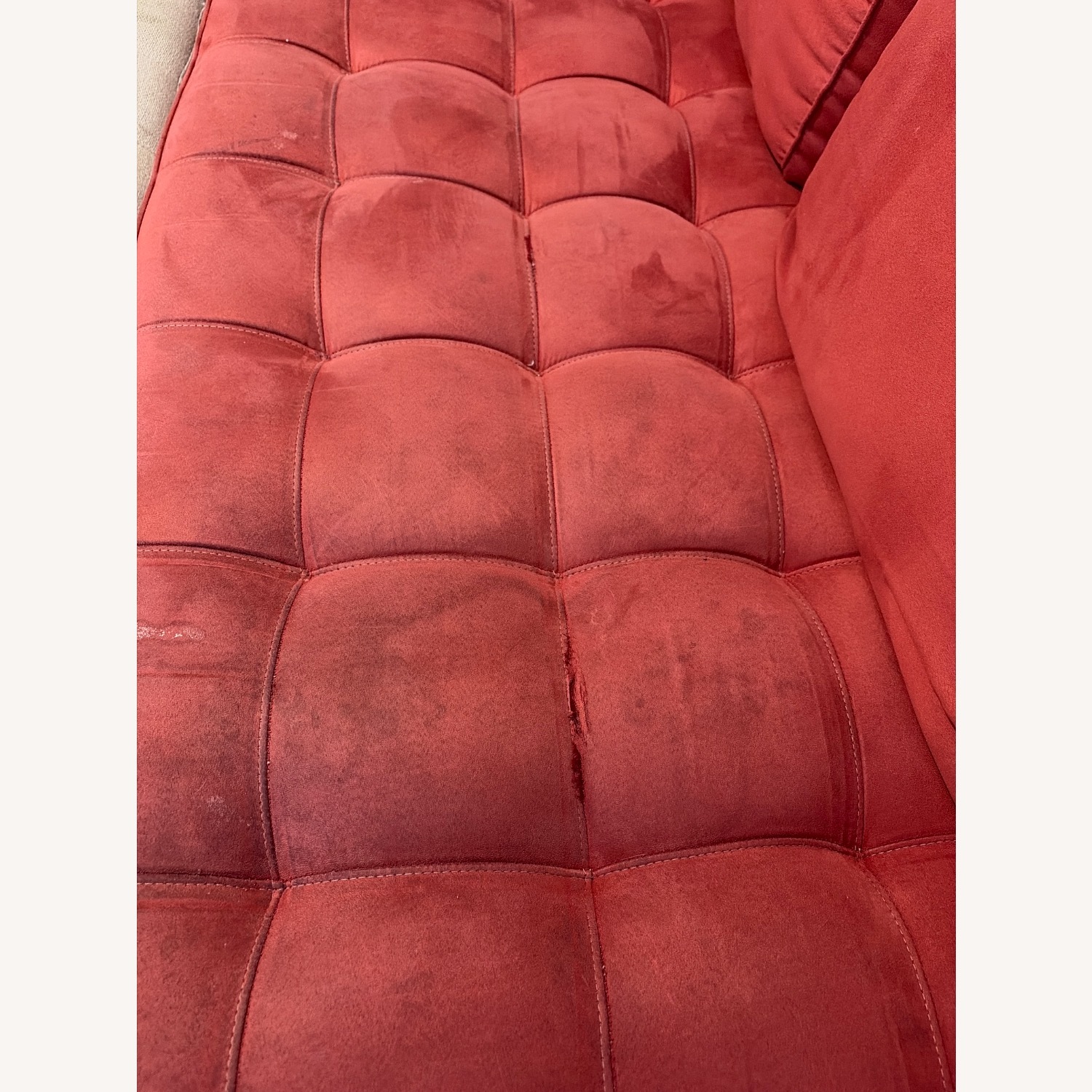 Rooms To Go  Red 2 Piece Sectional - image-4