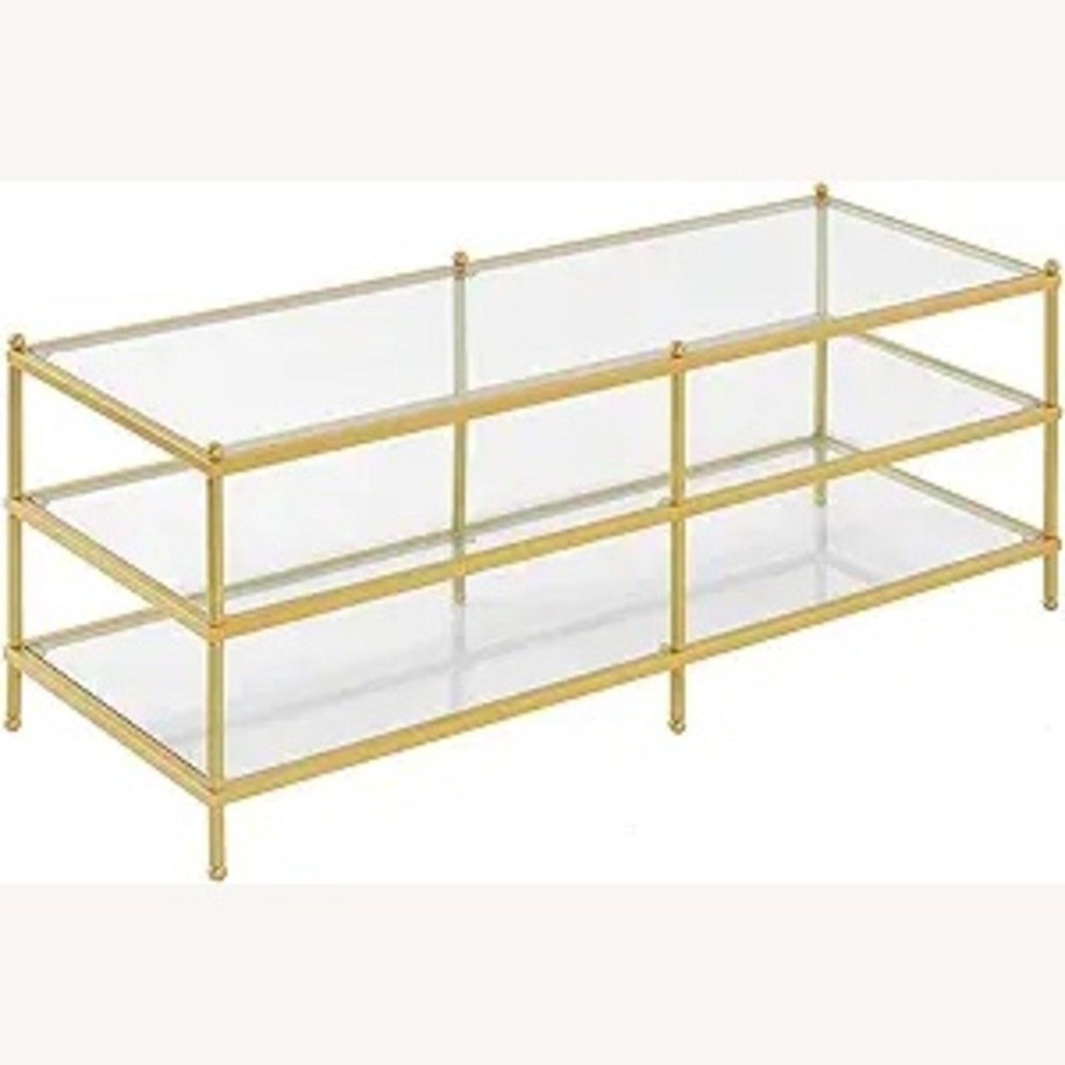 Wayfair Gold Glass Coffee Table - image-5