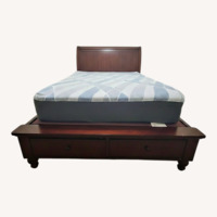 Aspen Home Cambridge Dark Brown Wood Queen Bed