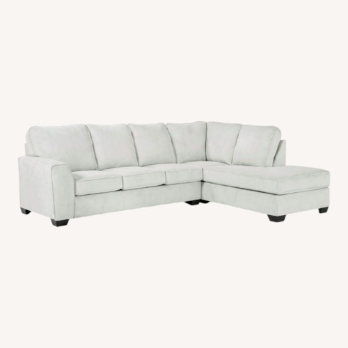 Used Living Spaces Gray Sectional Sofa for sale on AptDeco
