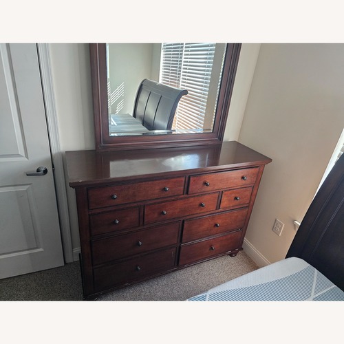 Used Aspen Home Cambridge Dark Brown Wood Dresser for sale on AptDeco