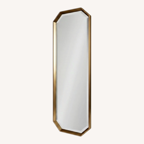 Used Overstock Gold Wall Mirror for sale on AptDeco