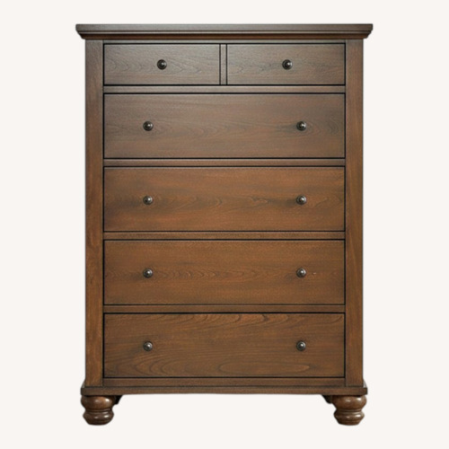 Used Aspen Home Cambridge Dark Brown Wood Chest for sale on AptDeco
