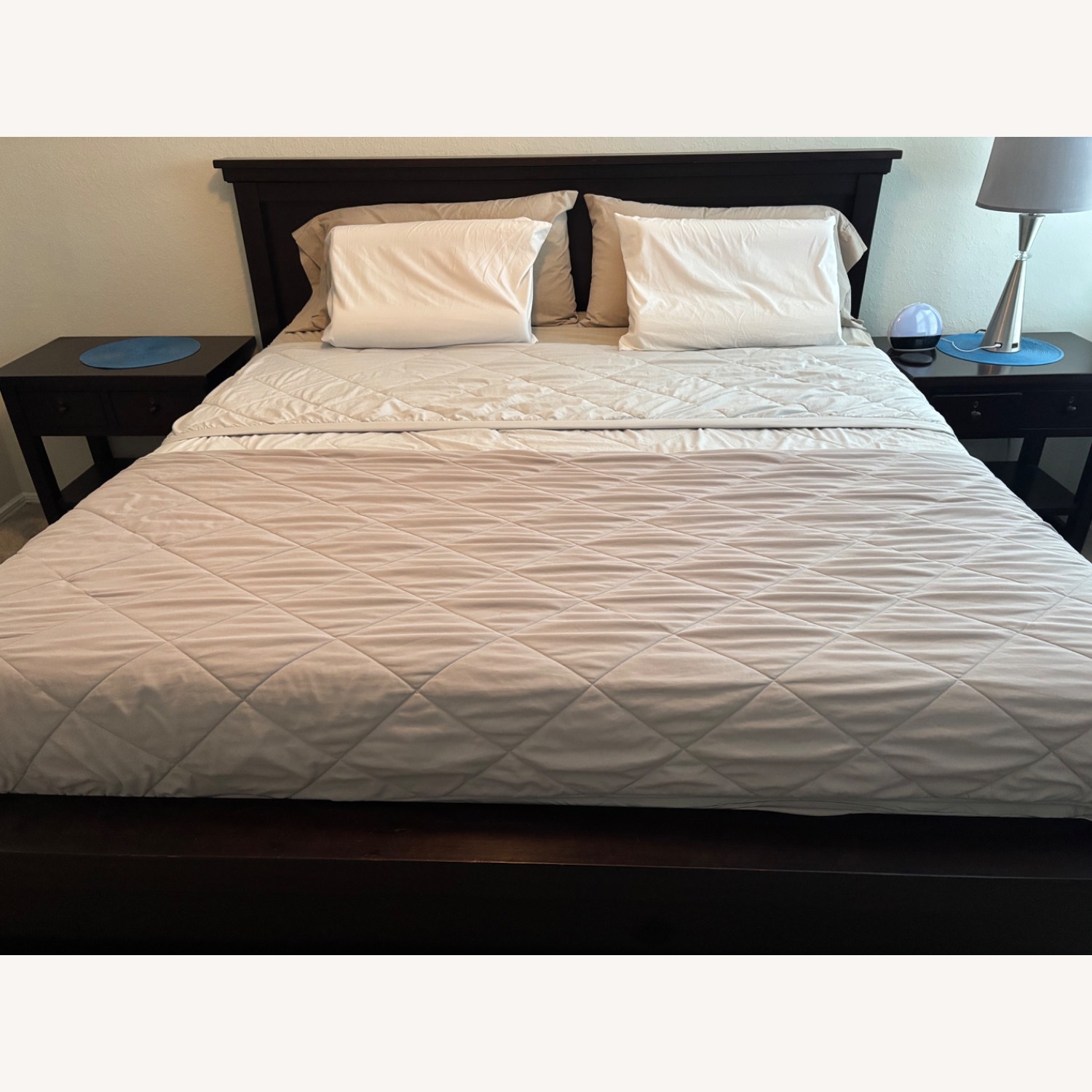 Pottery Barn Farmhouse King Bed for Adjustable Base  - image-1