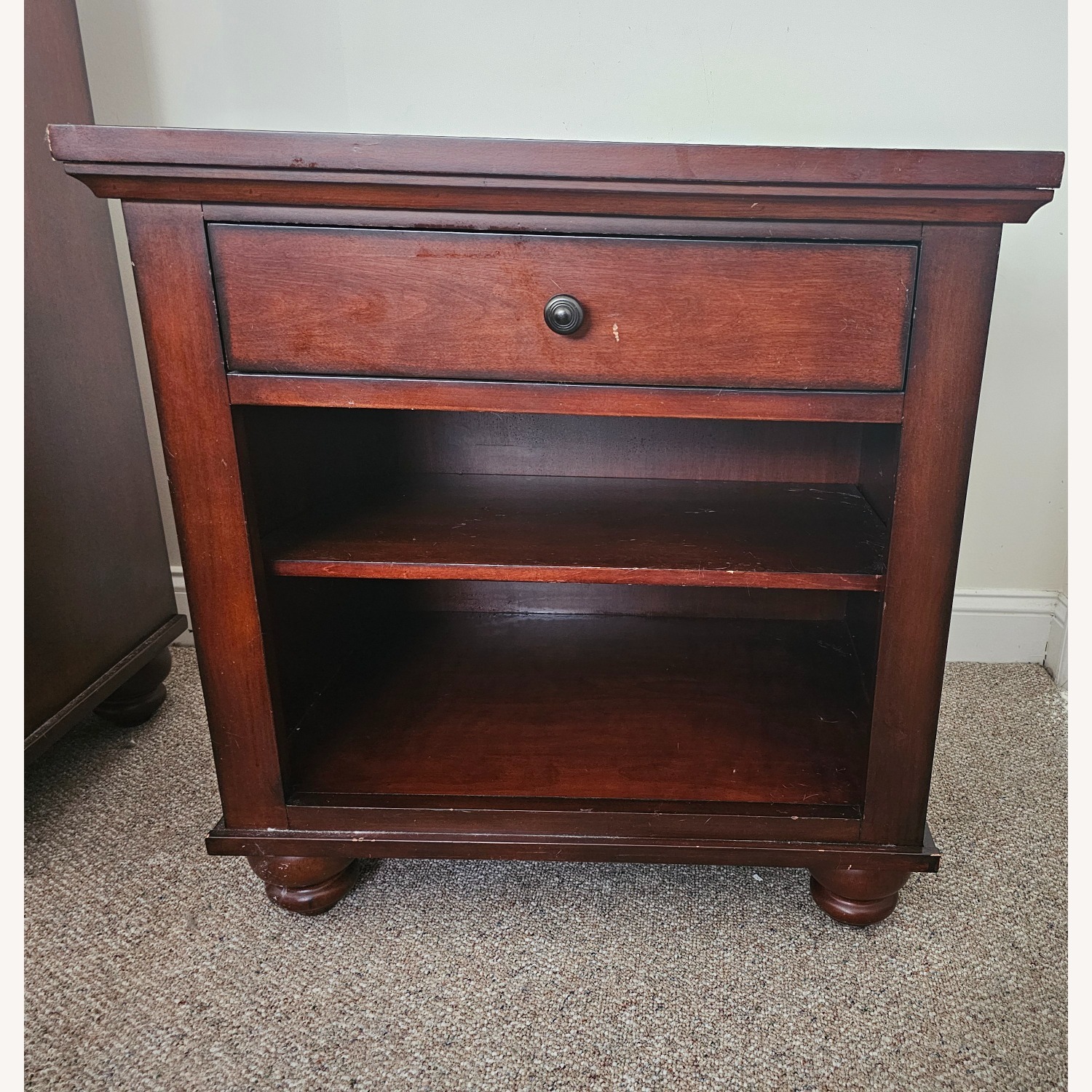 Aspen Home Cambridge Dark Brown Wood Nightstand - image-1