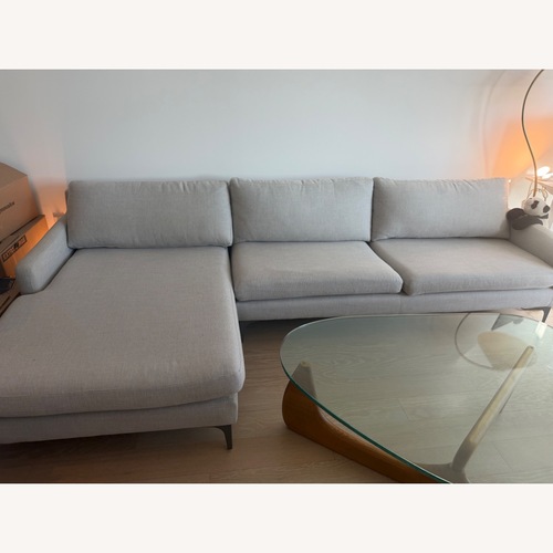 Used AllModern Mid Century Modern Sectional Sofa for sale on AptDeco