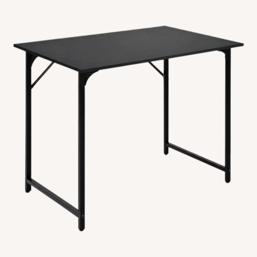 Used Amazon Black Wood Desk for sale on AptDeco